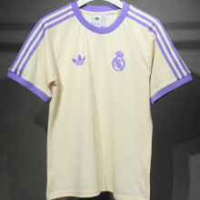 2025 RM White Cotton Retro Style Jersey