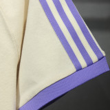 2025 RM White Cotton Retro Style Jersey