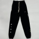 2025 Nk~ Black Pure Cotton Sports Trousers Zipper style