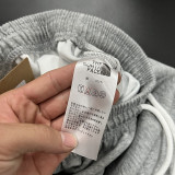 2025 TNF Grey Pure Cotton Sports Trousers Zipper style