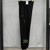 2025 Nk~ Black Pure Cotton Sports Trousers Zipper style