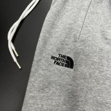 2025 TNF Grey Pure Cotton Sports Trousers Zipper style