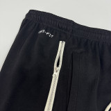 2025 Nk~ Black Pure Cotton Sports Trousers Zipper style