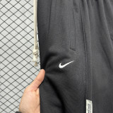 2025 Nk~ Black Pure Cotton Sports Trousers Zipper style