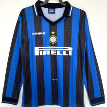 1997/98 In Milan Home Retro Long Sleeve Soccer Jersey