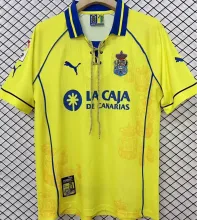 1995/96 Las Palmas Home Yellow Retro Soccer Jersey