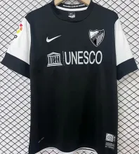 2012/13 Malaga Away Black Retro Soccer Jersey