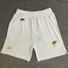 2025 NK White Embroidered Multicolor Logo Casual Short Pants CN02白