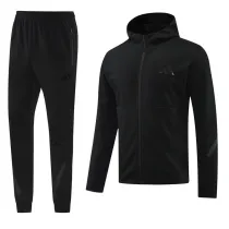2025 AD~ Black Zipper Jacket Tracksuit