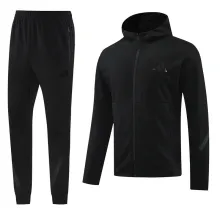 2025 AD~ Black Zipper Jacket Tracksuit