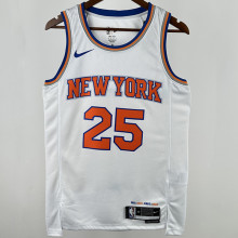 2025 NY Knicks BRIDGES  #25 White City Edition NBA Jerseys