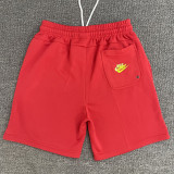 2025 NK Red Embroidered Multicolor Logo Casual Short Pants CN02大红