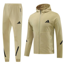 2025 AD~ Khaki Zipper Jacket Tracksuit