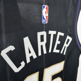 2025 Timberwolves CARTER #15 Black  NBA Jerseys 热压