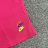 2025 NK Pink Embroidered Multicolor Logo Casual Short Pants CN02玫粉