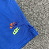 2025 NK Fancy blue Embroidered Multicolor Logo Casual Short Pants CN02浅彩蓝