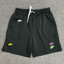 2025 NK Black Embroidered Multicolor Logo Casual Short Pants CN02黑