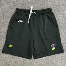 2025 NK Black Embroidered Multicolor Logo Casual Short Pants CN02黑