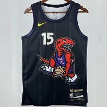 2025 Timberwolves CARTER #15 Black  NBA Jerseys 热压