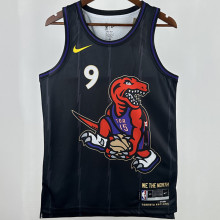 2025 Timberwolves BARRETT #9 Black  NBA Jerseys 热压