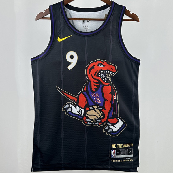 2025 Timberwolves BARRETT #9 Black  NBA Jerseys 热压