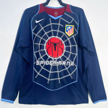 2004/05 ATM SPIDER-MAN2 Away Black Retro Long Sleeve Soccer Jersey
