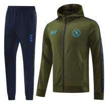 2025 Napoli Green Zipper Jacket Tracksuit