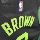 2025 Celtics BROWN #7  Black City Edition NBA Jerseys