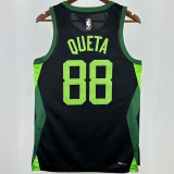 2025 Celtics QUETA #88  Black City Edition NBA Jerseys