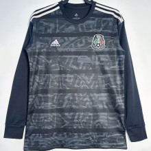 2019/20 Mexico Black Long Sleeve Soccer Jersey