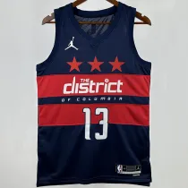 2025 Wizards POOLE #13 Sapphire Blue NBA Jerseys