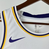 2025 Lakers KNECHT#4 White NBA Jerseys