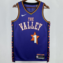 2025 Suns BOOKER #1 Purple City Edition NBA Jerseys