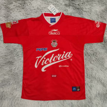 2000/01 Deportivo Toluca Home Red Retro Soccer Jersey 托卢卡