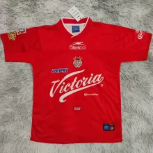 2000/01 Deportivo Toluca Home Red Retro Soccer Jersey 托卢卡