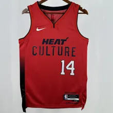 2025 Miami Heat HERRO #14  Red City Edition NBA Jerseys 热压