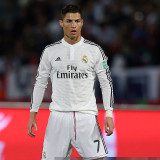 2014/15 RM Home White Retro Player Version Long Sleeve Jersey 球员版