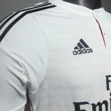 2014/15 RM Home White Retro Player Version Long Sleeve Jersey 球员版