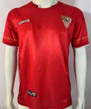 2003/04 Sevilla FC Away Red Retro Soccer Jersey