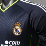 2010/11 RM Away Black Retro Long Sleeve Player Version Jersey 球员版