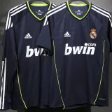2010/11 RM Away Black Retro Long Sleeve Player Version Jersey 球员版