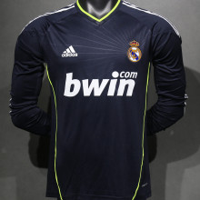 2010/11 RM Away Black Retro Long Sleeve Player Version Jersey 球员版