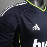 2010/11 RM Away Black Retro Long Sleeve Player Version Jersey 球员版