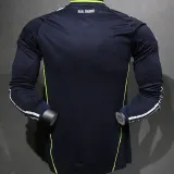 2010/11 RM Away Black Retro Long Sleeve Player Version Jersey 球员版