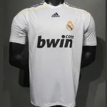 2009/10 RM White Home Retro Player Version Soccer Jersey 球员版