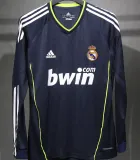 2010/11 RM Away Black Retro Long Sleeve Player Version Jersey 球员版