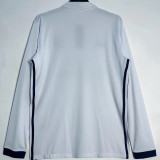 2016/17 RM White Home Retro Long Sleeve Soccer Jersey