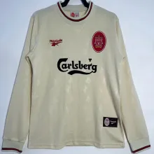 1996/97 LFC Away Long Sleeve Retro Soccer Jersey