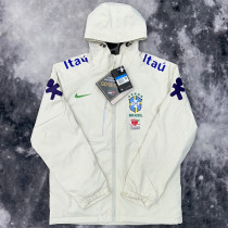 2025 Brazil Velvet Thickened warm White Outdoor Jacket #103加绒冲锋衣