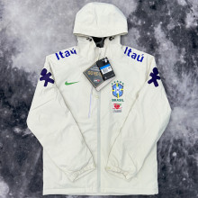 2025 Brazil Velvet Thickened warm White Outdoor Jacket #103加绒冲锋衣